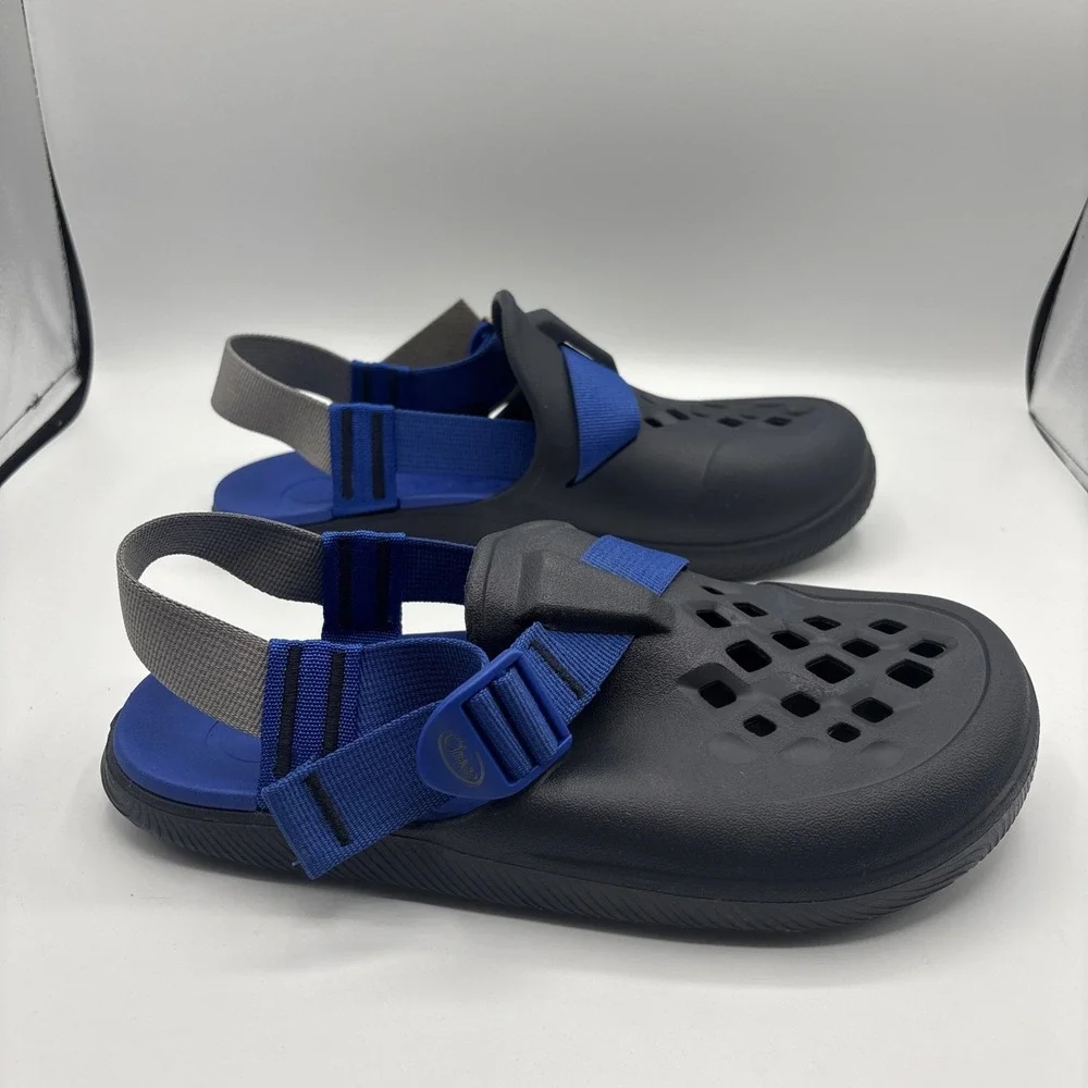 Chaco Chillos Clogs Navy Men's Size‎ 8 Slip-On Comfort Foam Sandals New *READ*